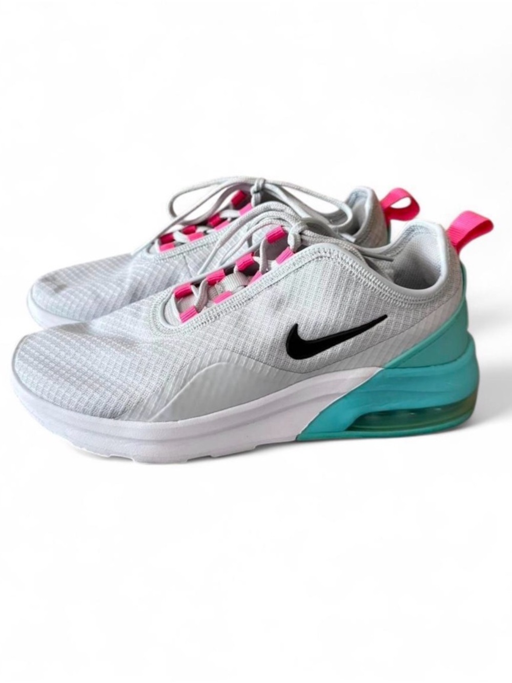 Nike Air Max Motion 2 South Beach Grey Teal Pink Women's Size 7